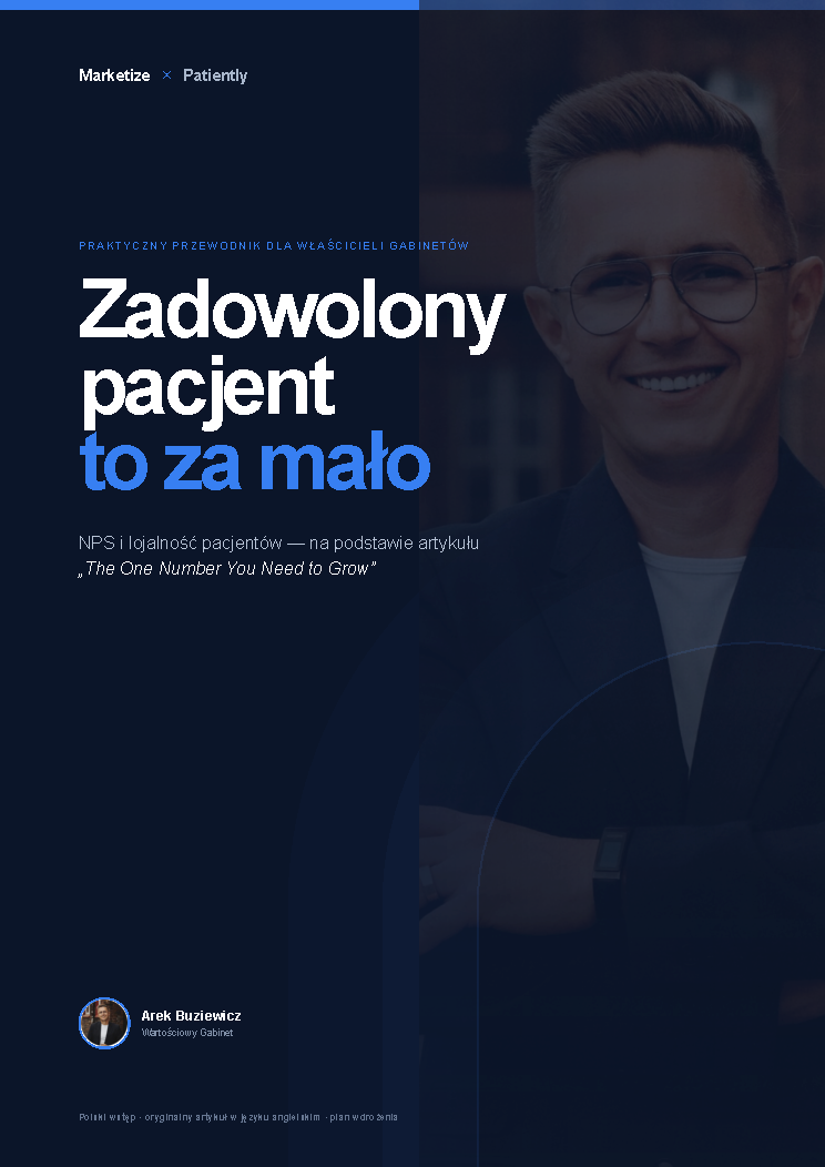 Okładka ebooka Zadowolony pacjent to za mało