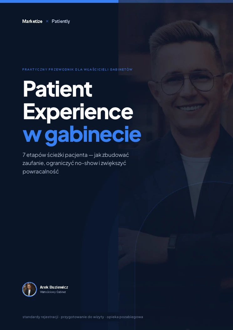 Okładka poradnika Patient Experience